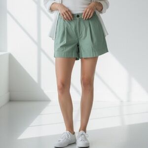 A New Day Women’s Sage Green Shorts | Size Medium | Preppy Beach Boho